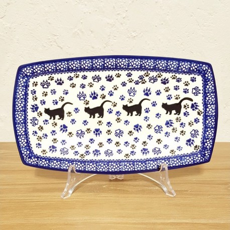 ポーリッシュポタリー IRENA スクエアサービングプレート 26cm TK26-KOT1