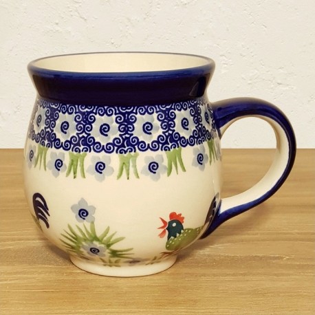 ポーリッシュポタリー MANUFAKTURA ﾎﾟｰﾗﾝﾄﾞﾏｸﾞｶｯﾌﾟ 500ml K68-P319