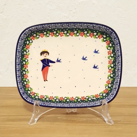 ポーリッシュポタリー CERAMIKA ARTYSTYCZNA スクエアディッシュ 18cm CA159-U4896