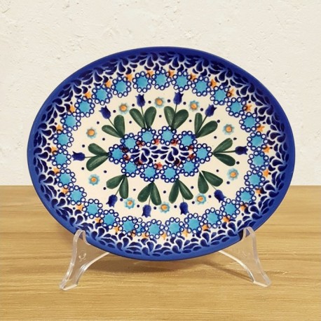 ポーリッシュポタリー BONA オーバルプレート 19cm BTO19-006