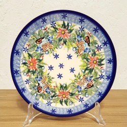 ポーリッシュポタリー KALICH 平皿19cm K1102-Uptak