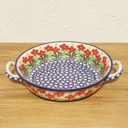 ポーリッシュポタリー CERAMIKA ARTYSTYCZNA ラウンドキャセロール 21cm CA419-1916X