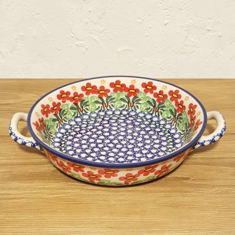 ポーリッシュポタリー CERAMIKA ARTYSTYCZNA ラウンドキャセロール 21cm CA419-1916X