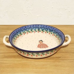 ポーリッシュポタリー CERAMIKA ARTYSTYCZNA ラウンドキャセロール 21cm CA419-2293X