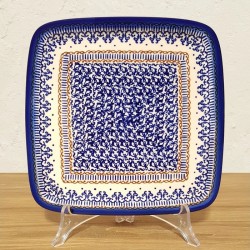 ポーリッシュポタリー VENA スクエアプレート 20cm V205-C014