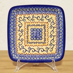 ポーリッシュポタリー VENA スクエアプレート 20cm V205-U195