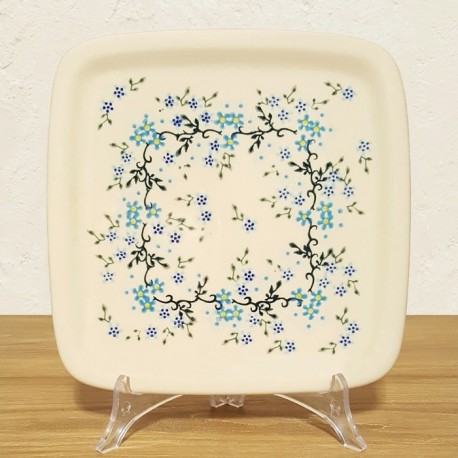 ポーリッシュポタリー VENA スクエアプレート 20cm V205-C101