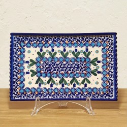 ポーリッシュポタリー BONA 長方形トレイ 25cm BP25-006