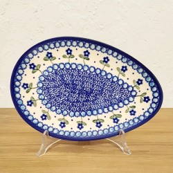 ポーリッシュポタリー VENA たまご型プレート 25cm V191-C027