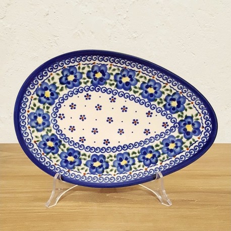 ポーリッシュポタリー VENA たまご型プレート 25cm V191-U019