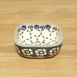 ポーリッシュポタリー WIZA スクエアミニボウル 8cm W161-25A