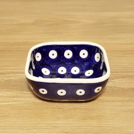 ポーリッシュポタリー WIZA スクエアミニボウル 8cm W161-10