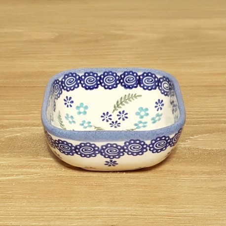 ポーリッシュポタリー WIZA スクエアミニボウル 8cm W161-153