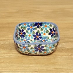 ポーリッシュポタリー WIZA スクエアミニボウル 8cm W161-160