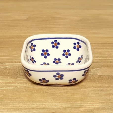 ポーリッシュポタリー WIZA スクエアミニボウル 8cm W161-9