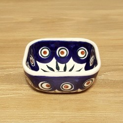 ポーリッシュポタリー WIZA スクエアミニボウル 8cm W161-8