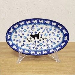 ポーリッシュポタリー CERAMIKA ARTYSTYCZNA オーバルプレート 22cm CA301-1771X