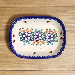 ポーリッシュポタリー VENA オリーブ皿13cm V172-U252