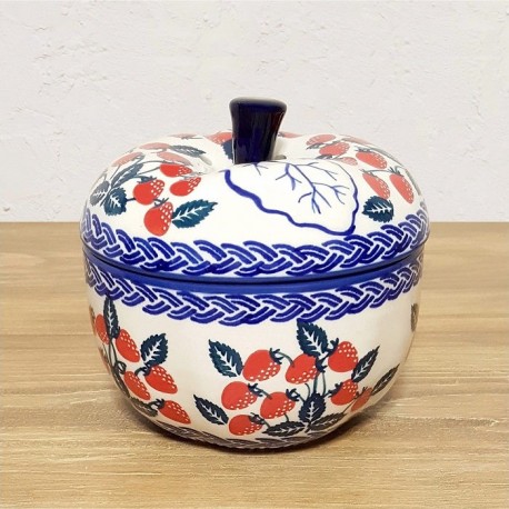 ポーリッシュポタリー MANUFAKTURA りんごポット 12cm J58-AS70