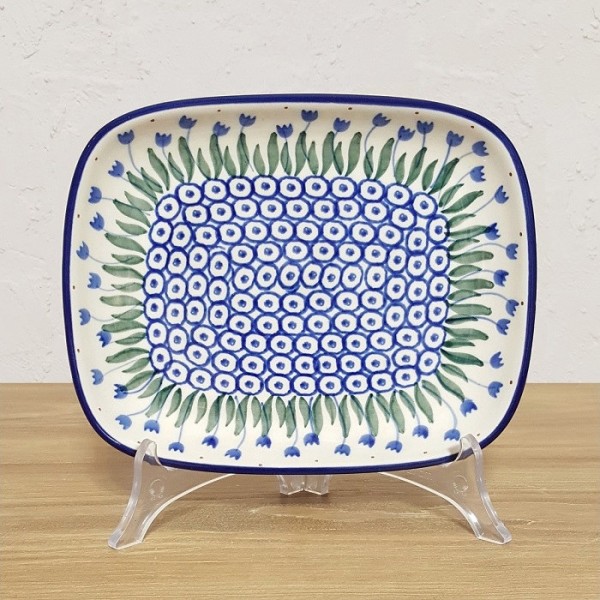 ポーリッシュポタリー CERAMIKA ARTYSTYCZNA スクエアディッシュ 18cm CA159-0490X