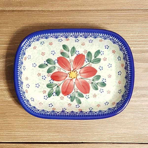 ポーリッシュポタリー VENA オリーブ皿16.5cm V172-U070