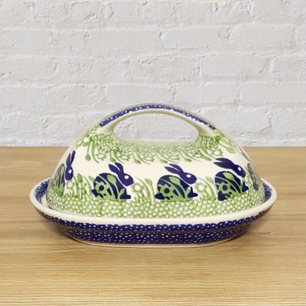 ポーリッシュポタリー MANUFAKTURA バター＆チーズケース M77-P324