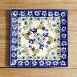 ポーリッシュポタリー MANUFAKTURA スクエアプレート 18cm T158-P319