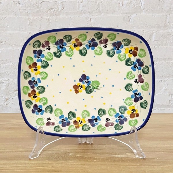 ポーリッシュポタリー CERAMIKA ARTYSTYCZNA スクエアディッシュ 18cm CA159-2340X