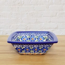 ポーリッシュポタリー VENA 正方形ボウル16cm V223-U069