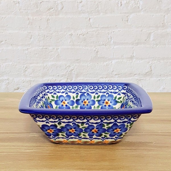 ポーリッシュポタリー VENA 正方形ボウル16cm V223-U069