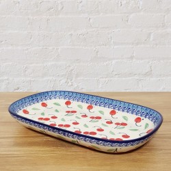 ポーリッシュポタリー CERAMIKA ARTYSTYCZNA オーバル プレート 26.5cm CA392-2715X