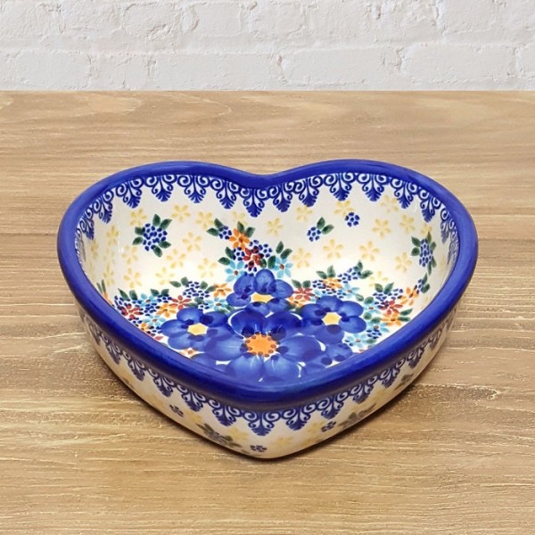 ポーリッシュポタリー VENA ハートボウル 14.5cm V175-A107