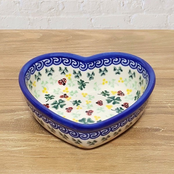 ポーリッシュポタリー VENA ハートボウル 14.5cm V175-C081