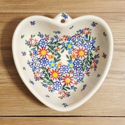 ポーリッシュポタリー VENA ハートボウル 16cm V069-U459