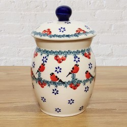 ポーリッシュポタリー MANUFAKTURA フタ付容器 500ml P87-GILE