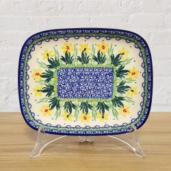 ポーリッシュポタリー CERAMIKA ARTYSTYCZNA スクエアディッシュ 18cm CA159-2128X