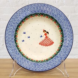 ポーリッシュポタリー CERAMIKA ARTYSTYCZNA スープ・パスタ皿 24cm CA14-4896X