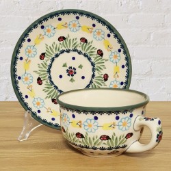 ポーリッシュポタリー MANUFAKTURA カップ ＆ ソーサー 330ml F36-IF45