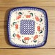 ポーリッシュポタリー MILLENA スクエアプレート 18cm M407-0123