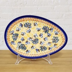 ポーリッシュポタリー VENA たまご型プレート 25cm V191-A007