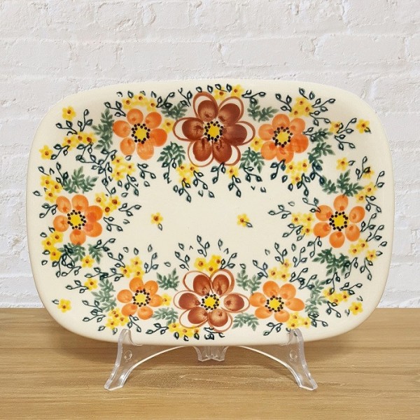 ポーリッシュポタリー VENA サービングプレート 25cm V119-U484