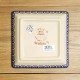 ポーリッシュポタリー VENA スクエアプレート16cm V401-C999