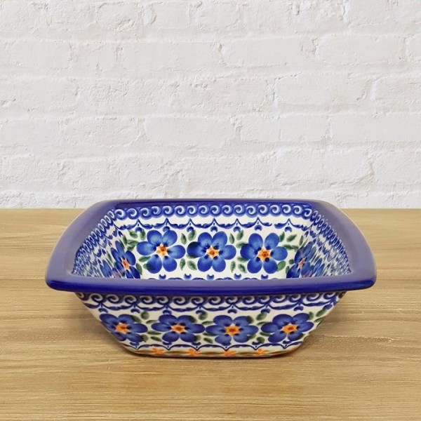 ポーリッシュポタリー VENA 正方形ボウル16cm V223-U069