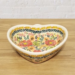 ポーリッシュポタリー VENA ハートボウル 16.5cm ｜V069-A536