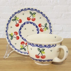 ポーリッシュポタリー VENA カップ ＆ ソーサー 320ml V033-C129