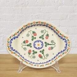 ポーリッシュポタリー VENA オーバルトレイ21.5cm V122-C131