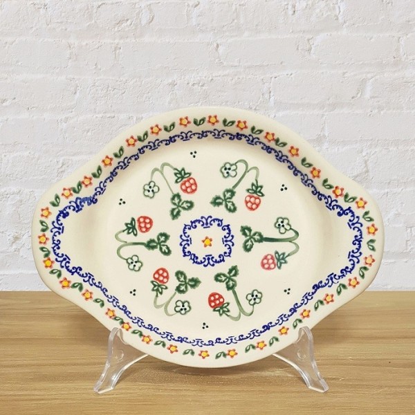 ポーリッシュポタリー VENA オーバルトレイ21.5cm V122-C131