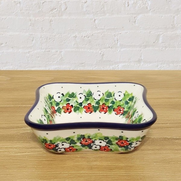 ポーリッシュポタリー CERAMIKA ARTYSTYCZNA スクエア ボウル 11.5cm CA657-2301X