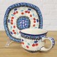 ポーリッシュポタリー CERAMIKA ARTYSTYCZNA カップ ＆ ソーサー 320ml CAF77-2701X