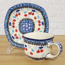 ポーリッシュポタリー CERAMIKA ARTYSTYCZNA カップ ＆ ソーサー 320ml CAF77-2701X